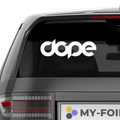 Dope Schrift Nr.4 Aufkleber - Beispielansicht