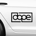Dope Schrift Nr.5 Aufkleber - Beispielansicht