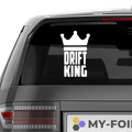 Drift King Krone Aufkleber - Beispielansicht