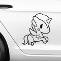 Einhorn Aufkleber Nr 16 - Beispielansicht