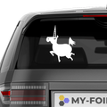 Einhorn Aufkleber Nr 7 - Beispielansicht
