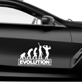 Evolution Bodybuilder Aufkleber - Beispielansicht
