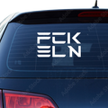 FCK ELN Aufkleber - Beispielansicht