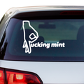 Fcking mint Aufkleber - Beispielansicht