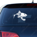 Fisch Skelett 1 Aufkleber - Beispielansicht