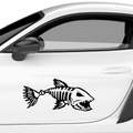 Fisch Skelett 4 Aufkleber - Beispielansicht
