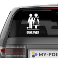 Game Over Aufkleber 7 - Beispielansicht