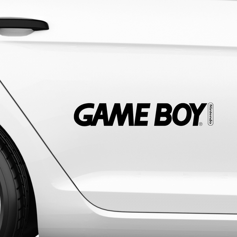 Gameboy Nintendo Aufkleber - Beispielansicht