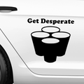 Get Desperate Aufkleber - Beispielansicht