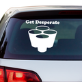Get Desperate Aufkleber - Beispielansicht
