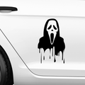Ghostface Blut Aufkleber - Beispielansicht