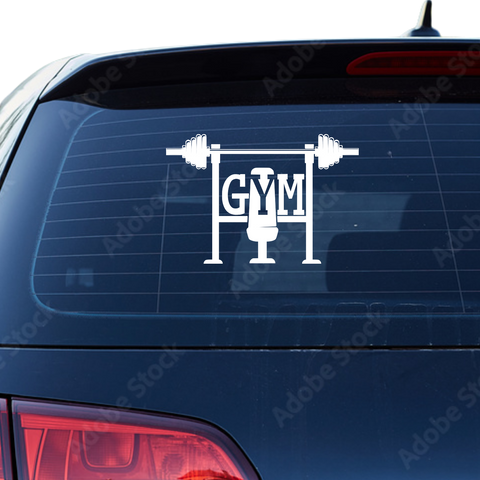 Gym Aufkleber - Beispielansicht