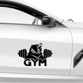 Gym Bär Aufkleber - Beispielansicht