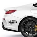 Gym Beast Aufkleber - Beispielansicht