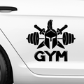 Gym Krieger Aufkleber - Beispielansicht