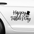 Happy Fathers day Aufkleber Nr 1 - Beispielansicht