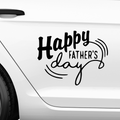 Happy Fathers day Aufkleber Nr 4 - Beispielansicht