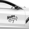 Happy Fathers day Aufkleber Nr 4 - Beispielansicht