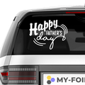 Happy Fathers day Aufkleber Nr 4 - Beispielansicht