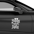 Happy and salty Aufkleber - Beispielansicht