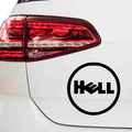 Hell Dell Fakelogo Aufkleber - Beispielansicht