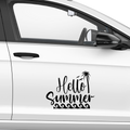 Hello Summer Aufkleber - Beispielansicht