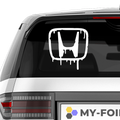 Honda Logo Abstrakt Aufkleber - Beispielansicht
