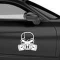 Honda Totenkopf Kolben Aufkleber - Beispielansicht