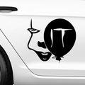 IT Clown Pennywise Aufkleber - Beispielansicht