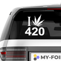I 420 Aufkleber - Beispielansicht