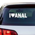 I Love Anal Aufkleber - Beispielansicht