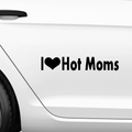 I Love Hot Moms Aufkleber - Beispielansicht