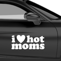 I Love Hot Moms Sticker - Beispielansicht