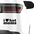 I Love Hot Moms Sticker - Beispielansicht