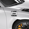I Love Tuning Aufkleber - Beispielansicht
