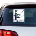 I like fishing Aufkleber - Beispielansicht
