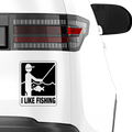 I like fishing Aufkleber - Beispielansicht