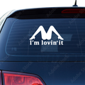 Im lovin' it Aufkleber - Beispielansicht