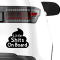 Little Shits on Board Aufkleber - Beispielansicht