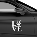 Love Weed Aufkleber - Beispielansicht