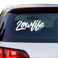 Lowlife Schriftzug Aufkleber 4 - Beispielansicht