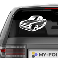 Lowrider Auto Aufkleber 3 - Beispielansicht