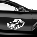 Lowrider Auto Aufkleber 3 - Beispielansicht