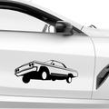 Lowrider Auto Aufkleber 8 - Beispielansicht