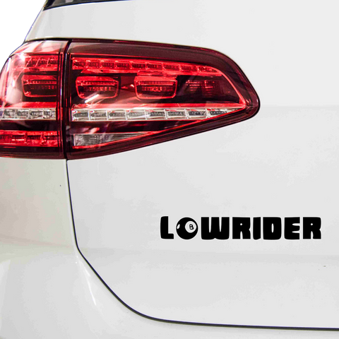 Lowrider Schriftzug Aufkleber 3 - Beispielansicht