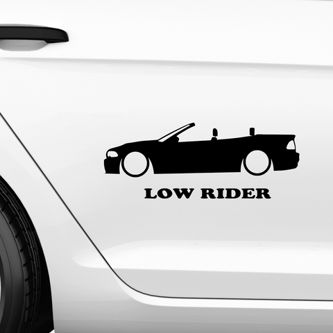 Lowrider Schriftzug Aufkleber 7 - Beispielansicht