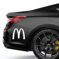 MC Donalds M Aufkleber - Beispielansicht