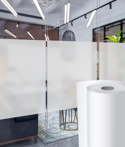 Transparent Milchglasfolie Meterware