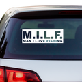 M.I.L.F. Aufkleber - Beispielansicht