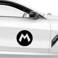M Symbol Aufkleber - Beispielansicht